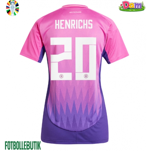 Tyskland Benjamin Henrichs #20 Bortatröja Kvinnor EM 2024 Kortärmad